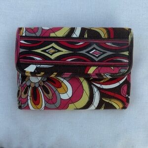Vera Bradley Multicolor Patterned Wallet in Puccini pattern